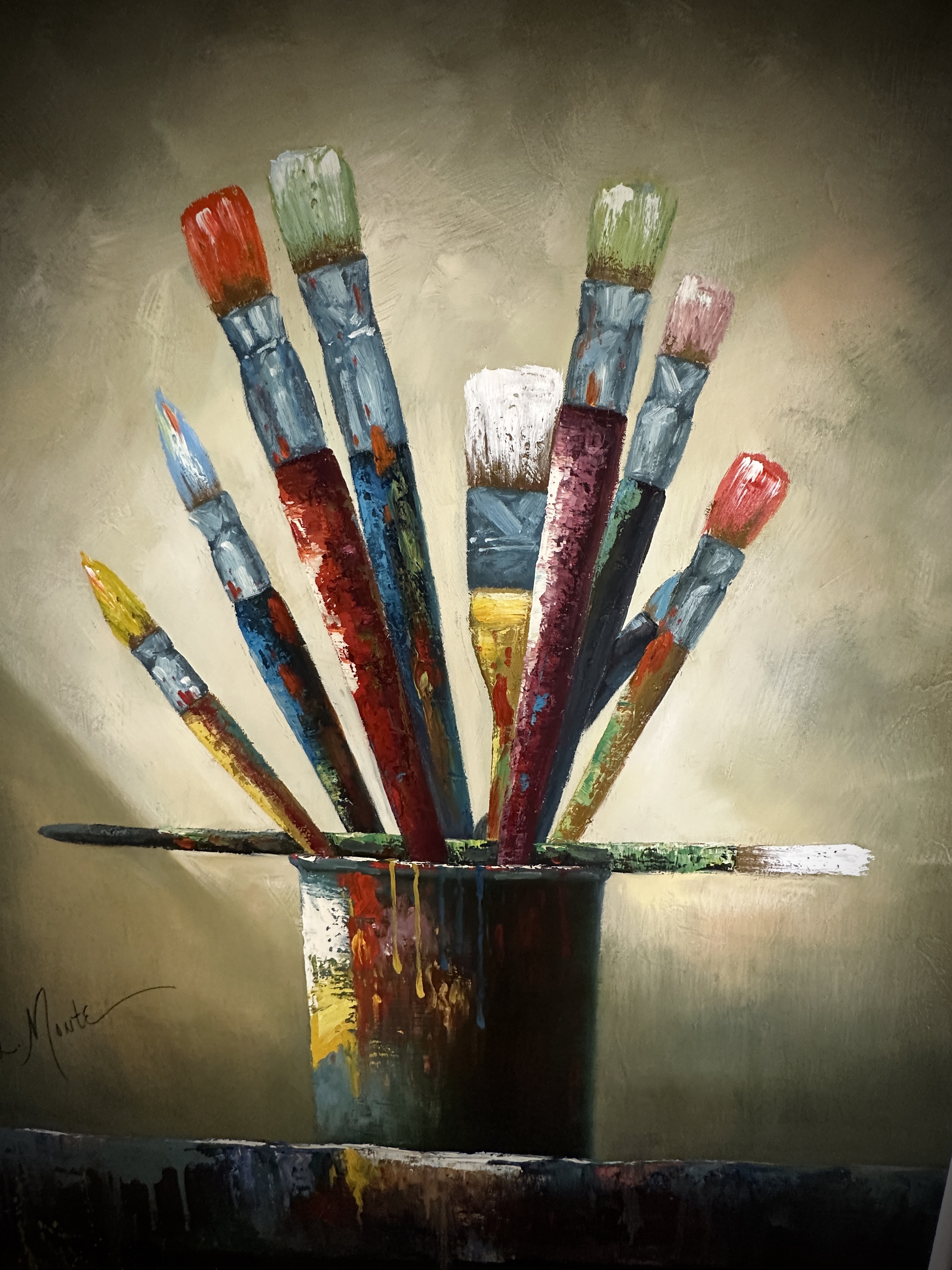 Fine art painting sample